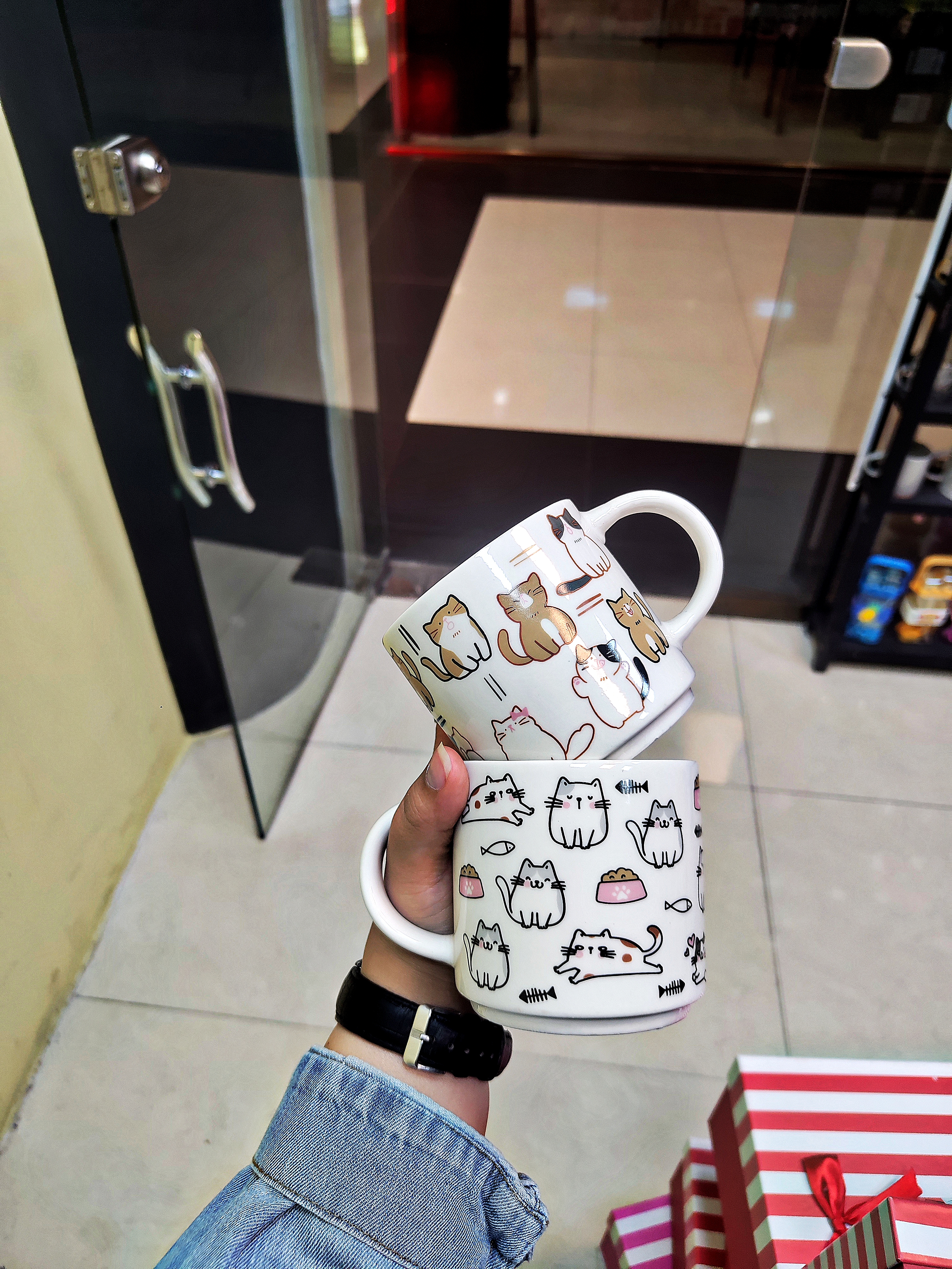 ماگ سرامیک چاپی طرح گربه وارداتی
