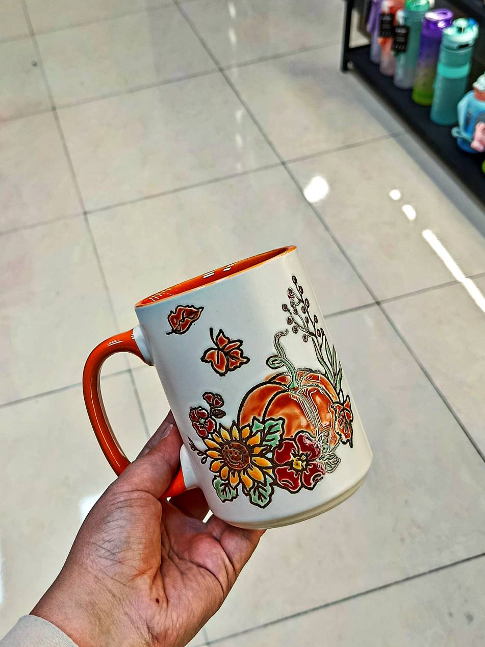 ماگ طرح کدو پاییزی وارداتی