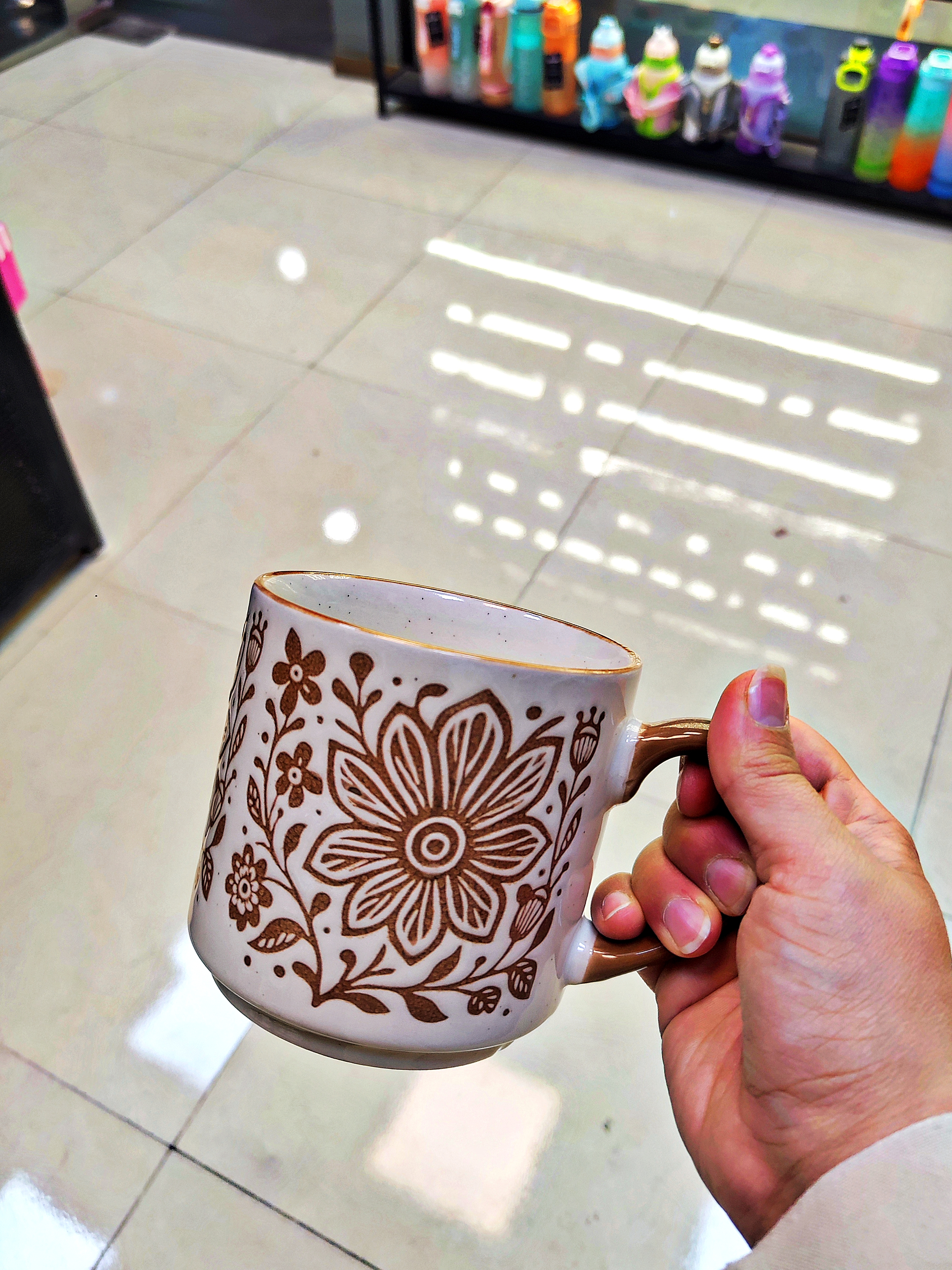 ماگ طرح گل وارداتی